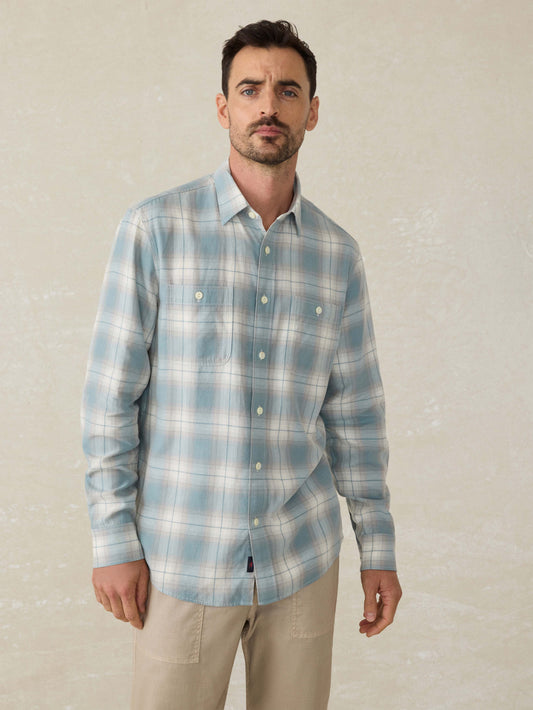 Tried & True Chambray Workshirt - Emerald Coast Plaid