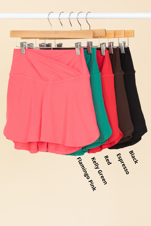 Butter V Shaped High Waist Skorts