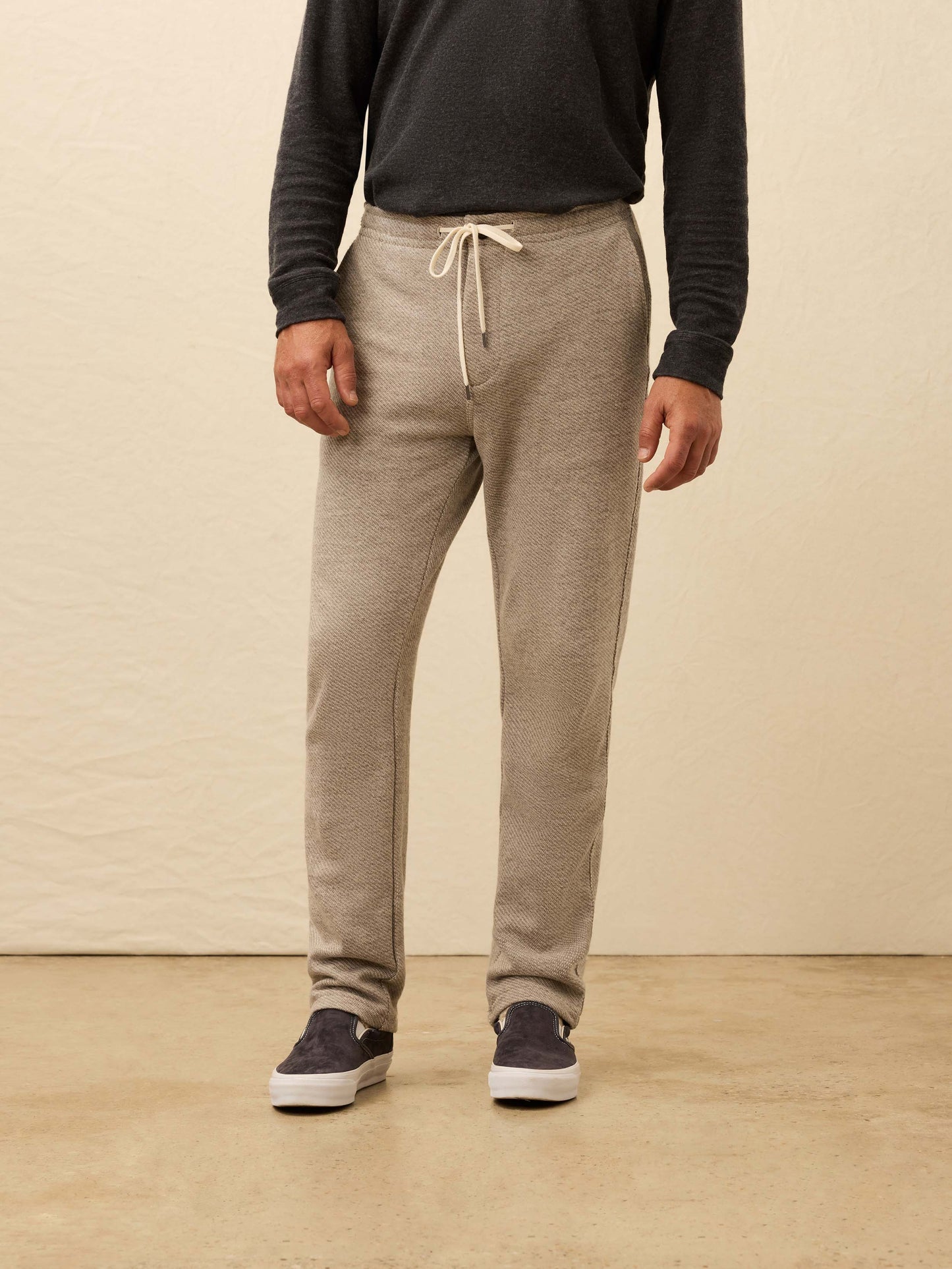 Inlet Jogger Pant - Ivory Hill Melange