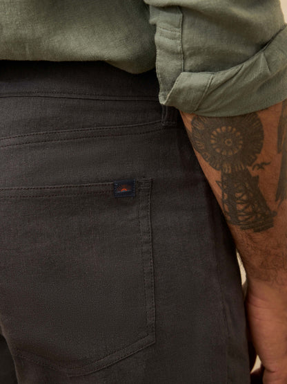 Movement™ Linen 5-Pocket Pant - Washed Black