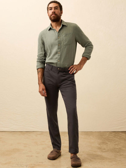Movement™ Linen 5-Pocket Pant - Washed Black