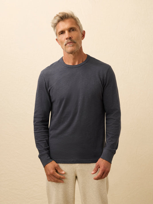 Long-Sleeve Sunwashed Tee - Dune Navy