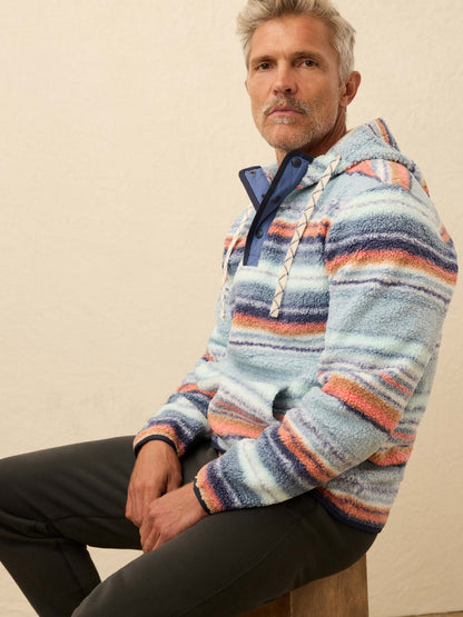 High Pile Fleece Hoodie - Island Sunrise