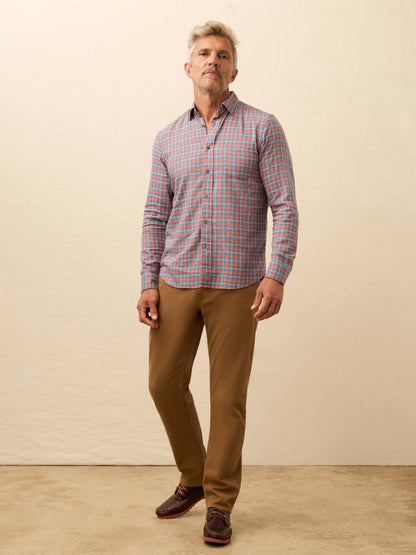 Movement™ Brushed Shirt - Blue Sierra Plaid
