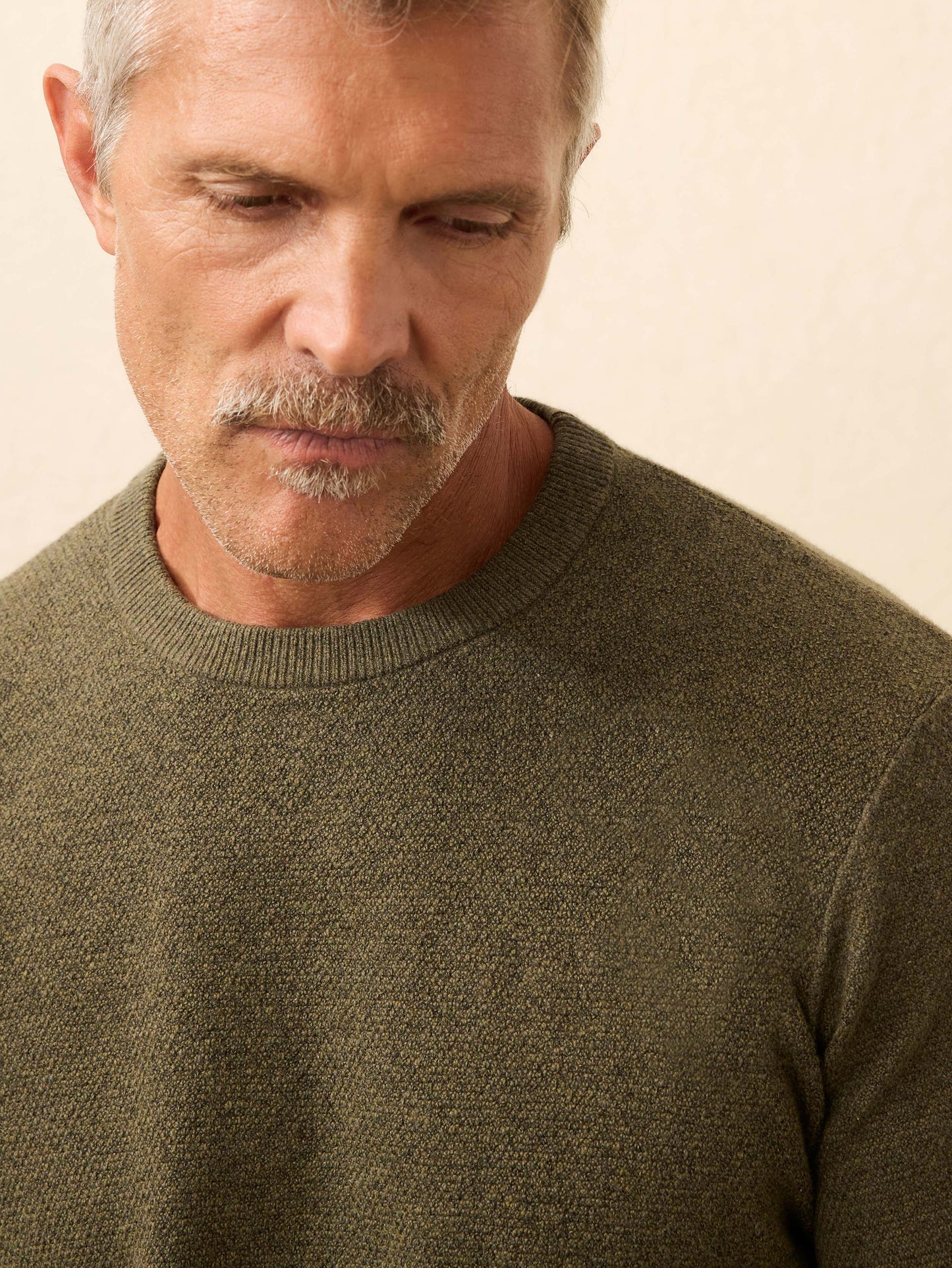 Jackson Crew Sweater - Olive Heather