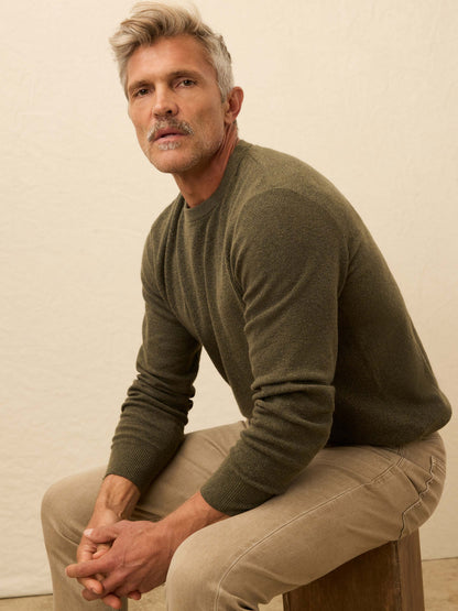 Jackson Crew Sweater - Olive Heather