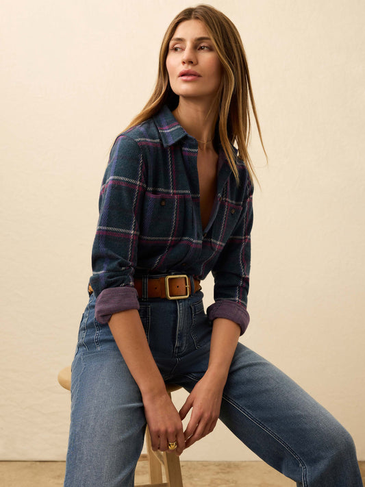 Legend™ Sweater Shirt - Northern Lights Plaid