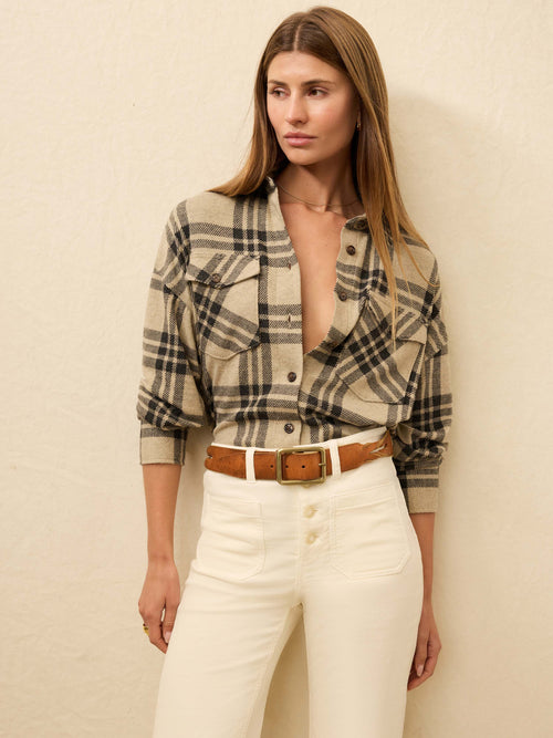 Legend™ Sweater Overshirt - Lost Trails Plaid