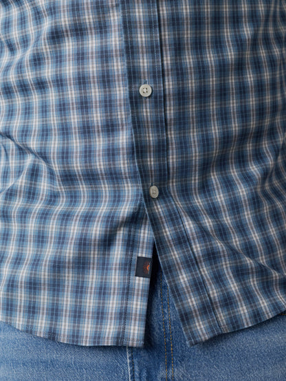 The Movement™ Shirt - Azure Night Plaid