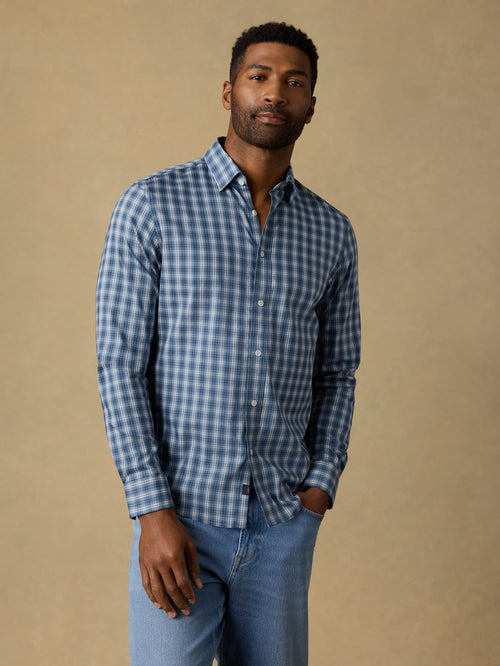 The Movement™ Shirt - Azure Night Plaid