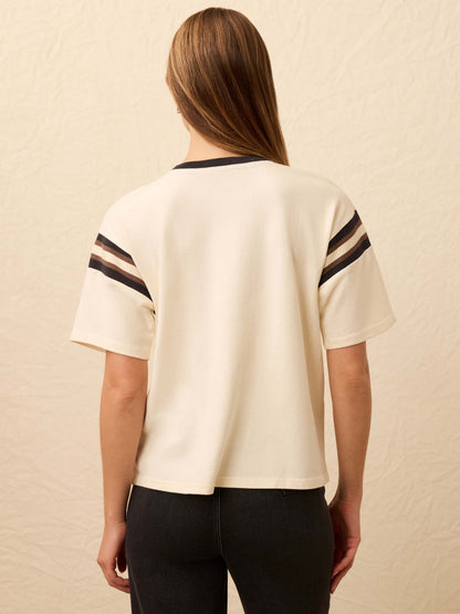 Sport Jersey Throwback Tee - Phantom Varsity