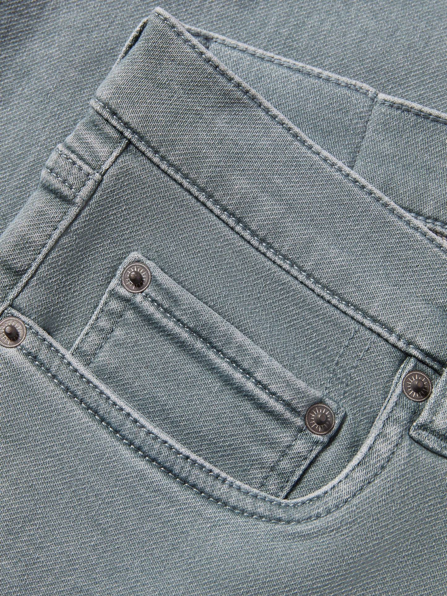 Stretch Terry 5-Pocket Pant - Ocean Glass