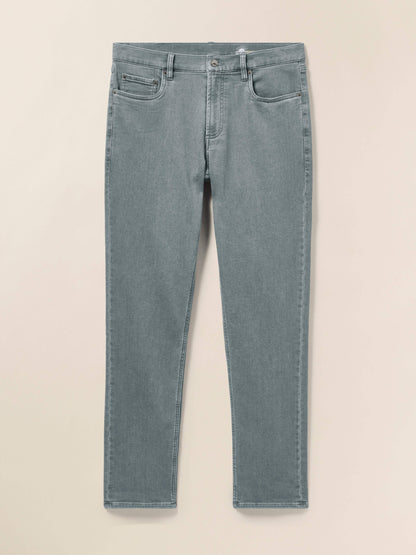 Stretch Terry 5-Pocket Pant - Ocean Glass