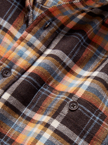 Super Brushed Flannel - Walnut Wood Plaid