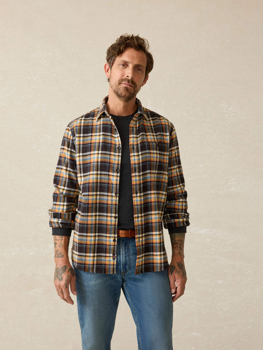 Super Brushed Flannel - Walnut Wood Plaid