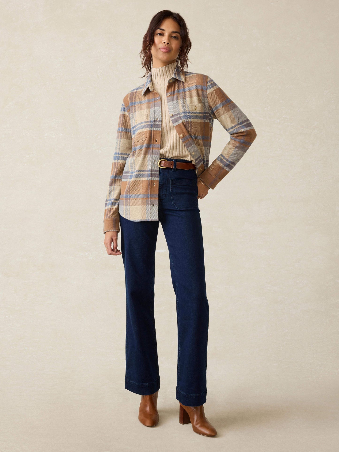 Legend Sweater Shirt - Rockland Plaid