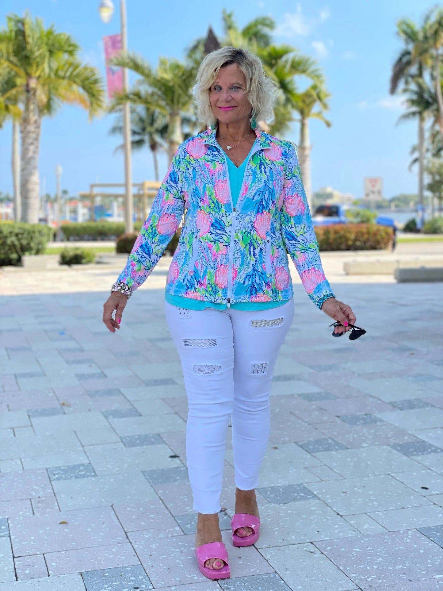 SEASHELL BEACH FULL ZIPPER