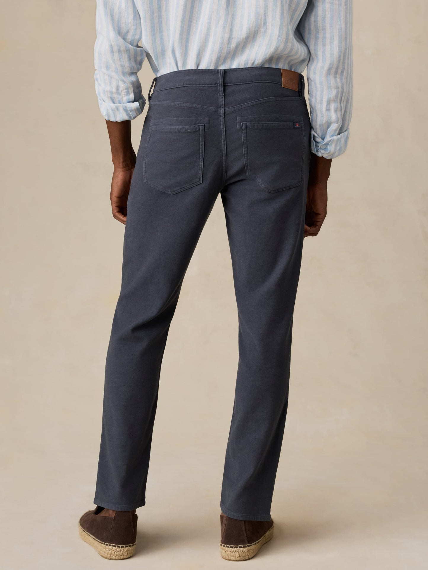 Stretch Terry 5-Pocket Pant - Navy