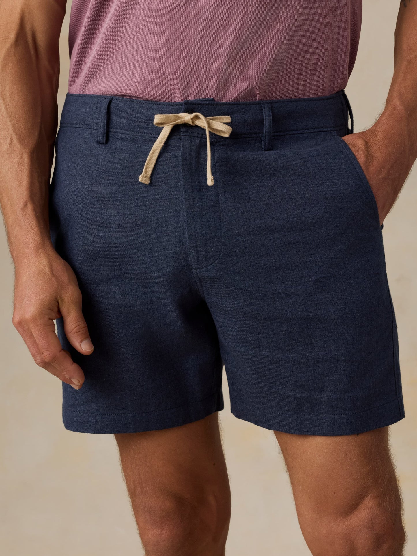 Movement™ Linen Short - Deep Sea Navy