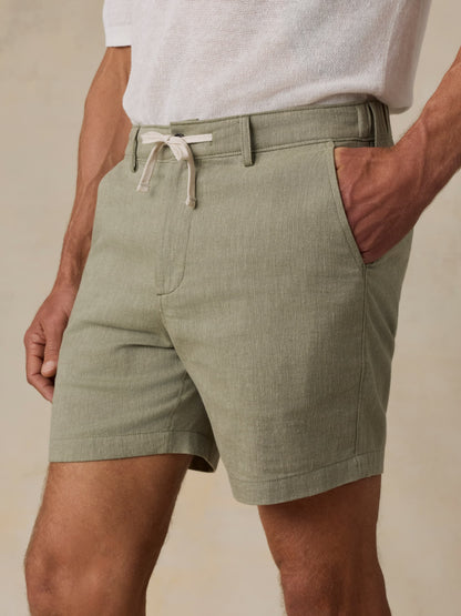 Movement™ Linen Short - Sage Cliff