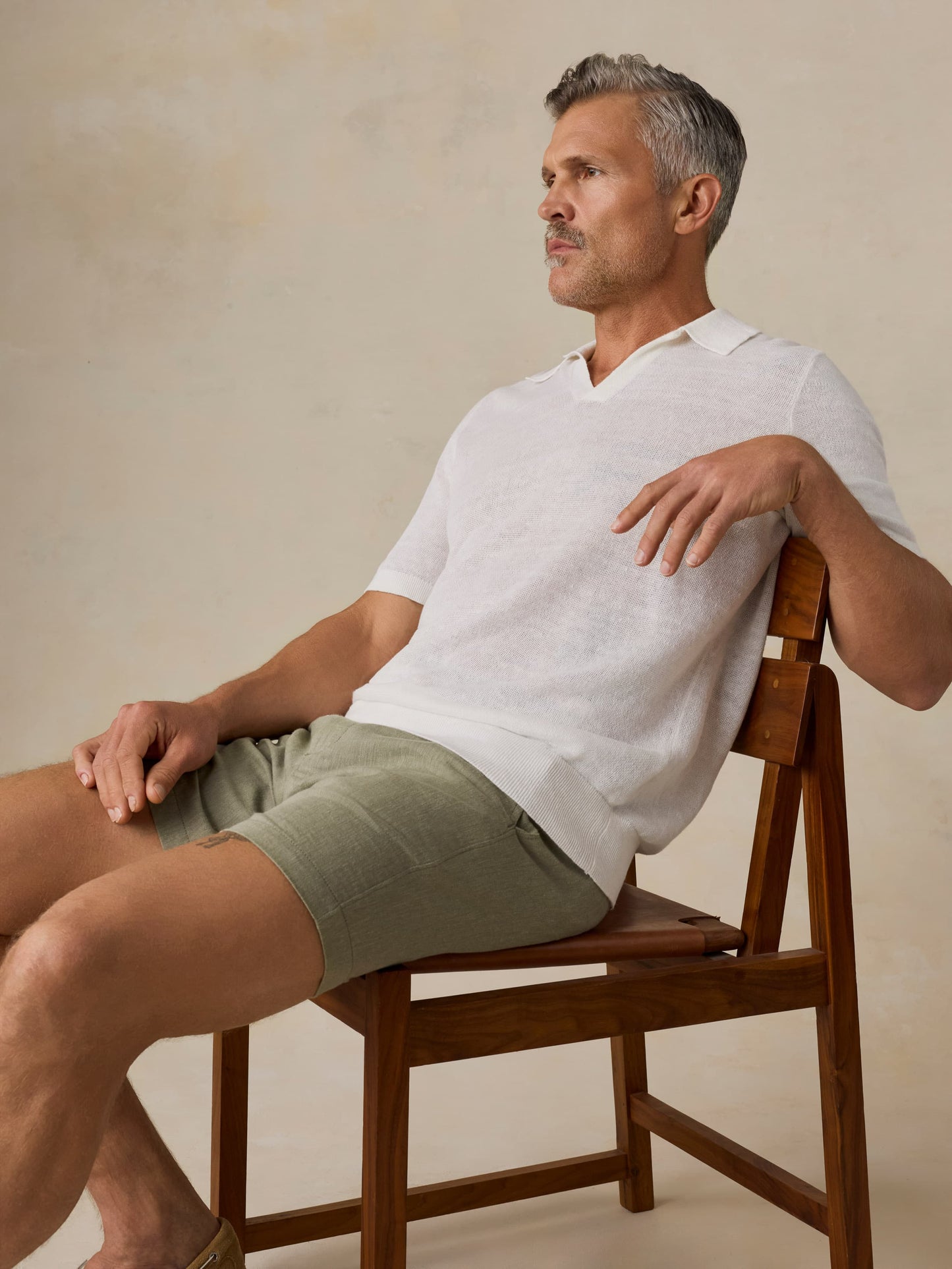 Movement™ Linen Short - Sage Cliff