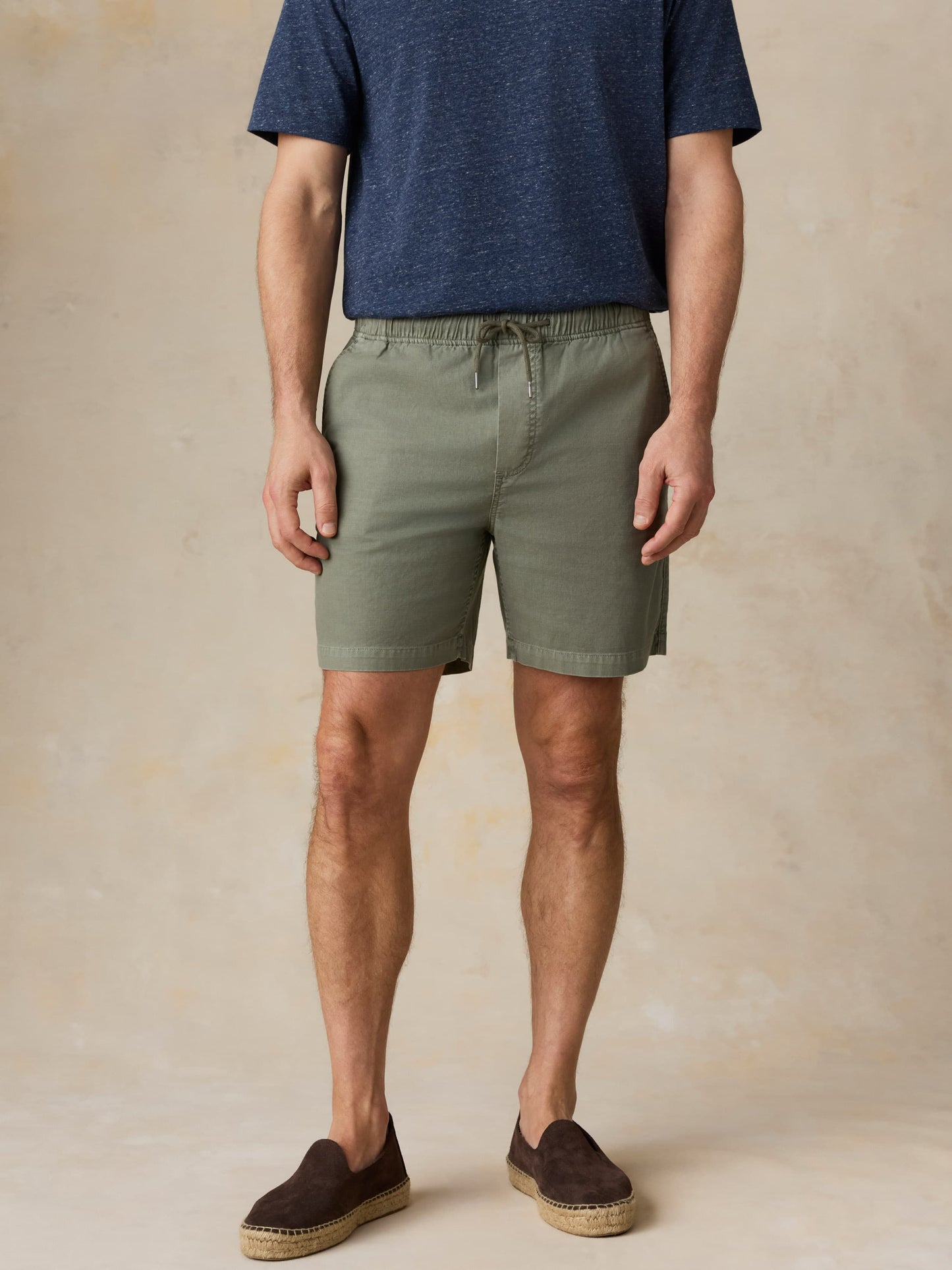 Essential Drawstring Short - Desert Olive
