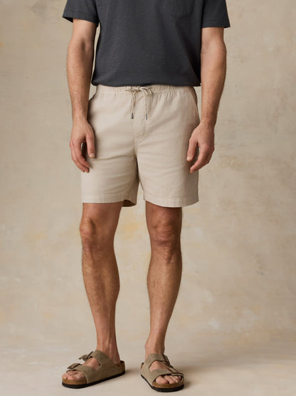 Essential Drawstring Short - Stone