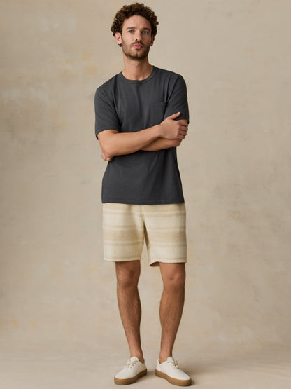 Whitewater Sweatshort - Ivory Desert Stripe