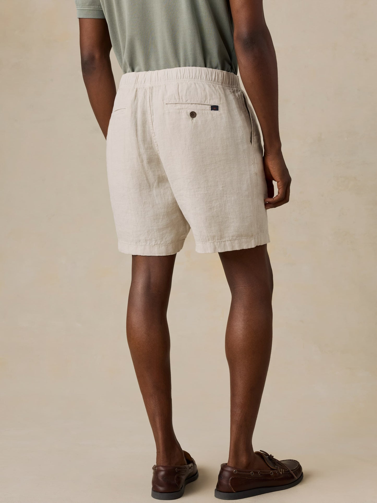 Essential Linen Short (6.5") - Weathered Sand