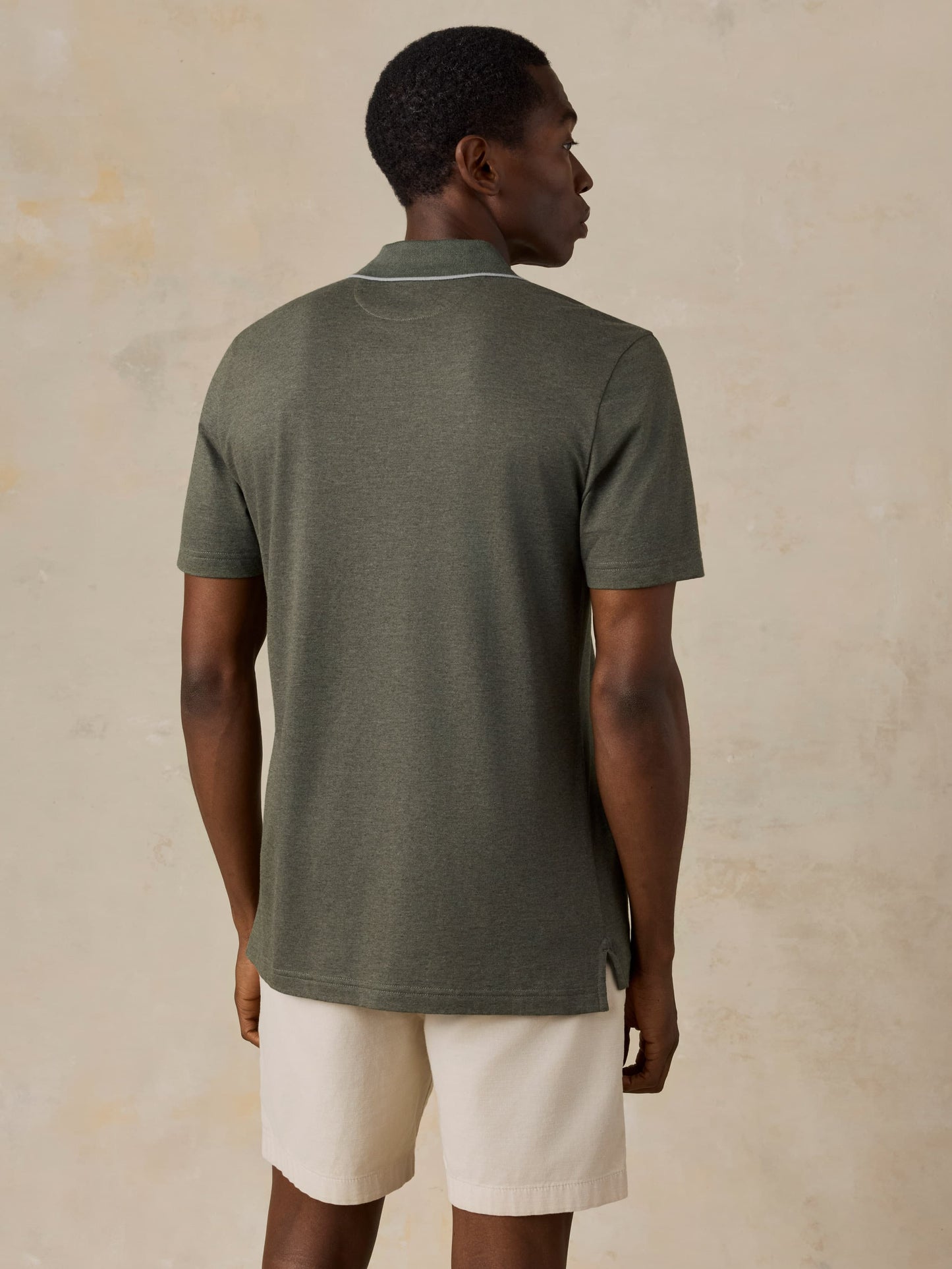 Short-Sleeve Movement™ Pique Polo - Tropics Olive Melange