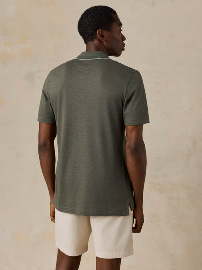 Short-Sleeve Movement™ Pique Polo - Tropics Olive Melange
