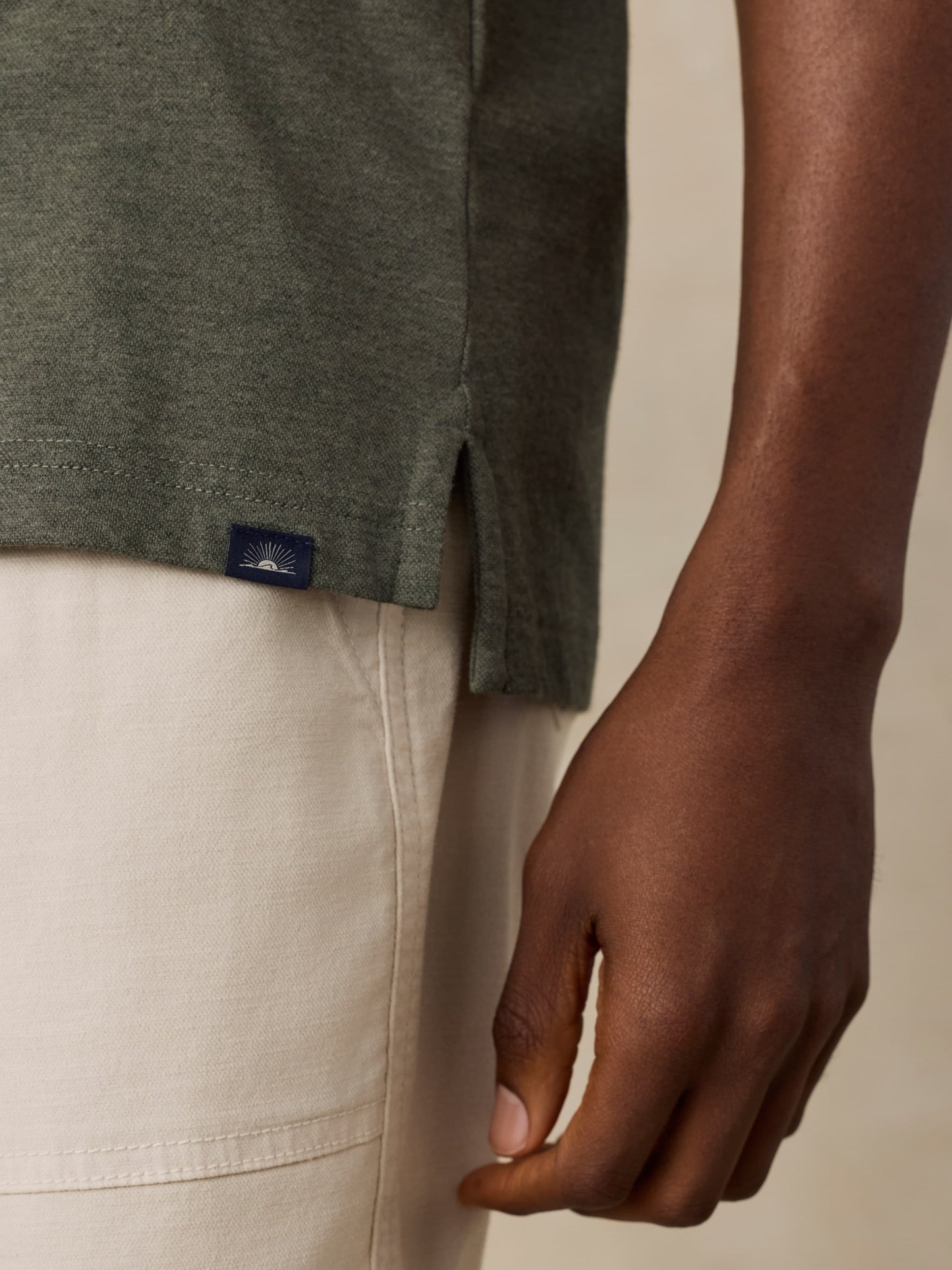 Short-Sleeve Movement™ Pique Polo - Tropics Olive Melange