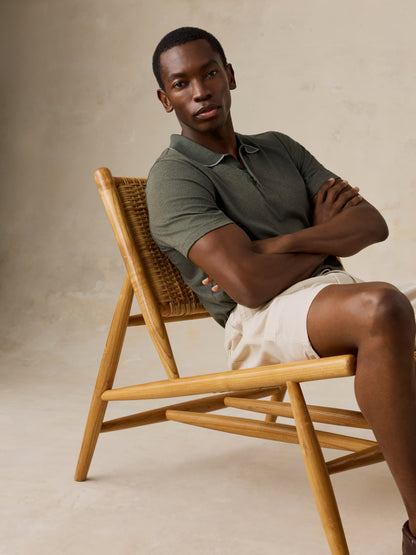 Short-Sleeve Movement™ Pique Polo - Tropics Olive Melange