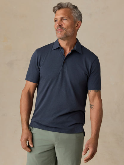 Sunwashed T-Shirt Polo - Dune Navy