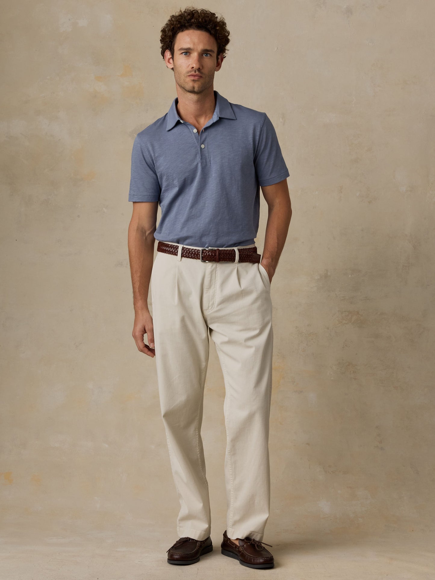 Sunwashed T-Shirt Polo - Flint