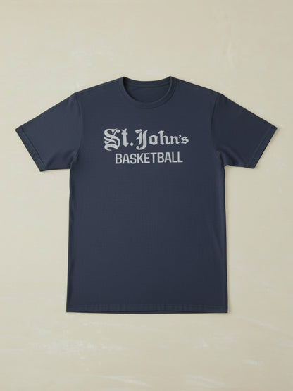 St. John's Sunwashed Regenerative Tee - Dune Navy