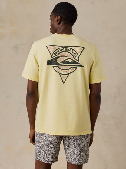 Faherty x Quiksilver Heavy Wash Tee - Bright Sun