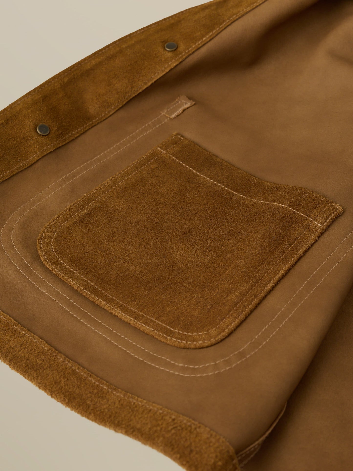 Suede Studio Jacket - Golden Chestnut