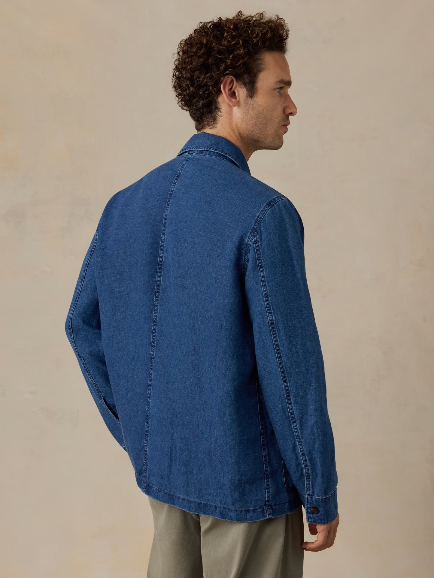 Indigo Studio Jacket - Island Indigo Wash
