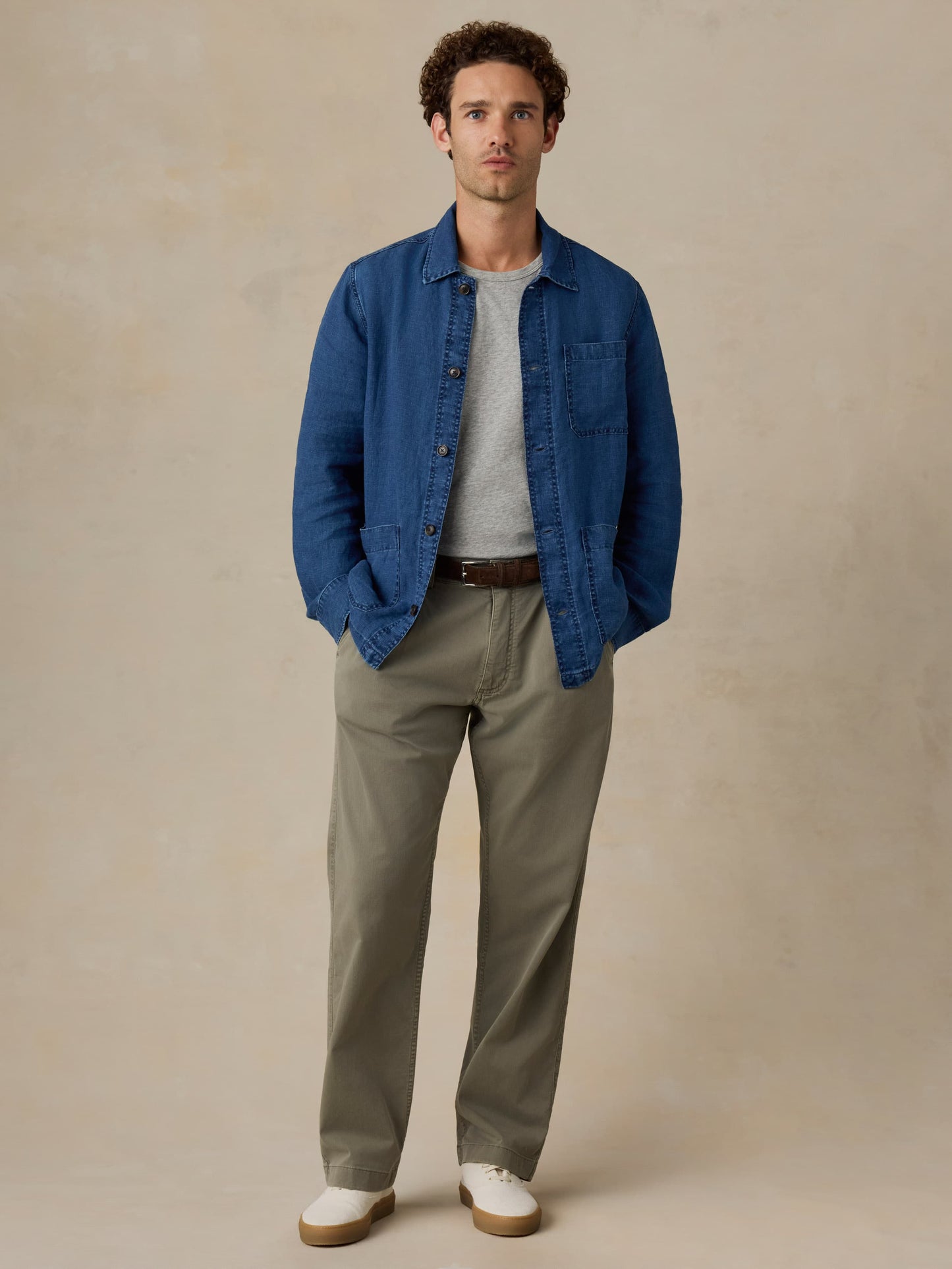 Indigo Studio Jacket - Island Indigo Wash