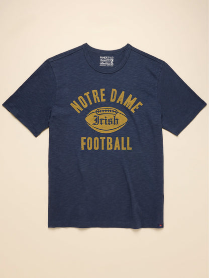 Notre Dame Sunwashed Tee - Dune Navy