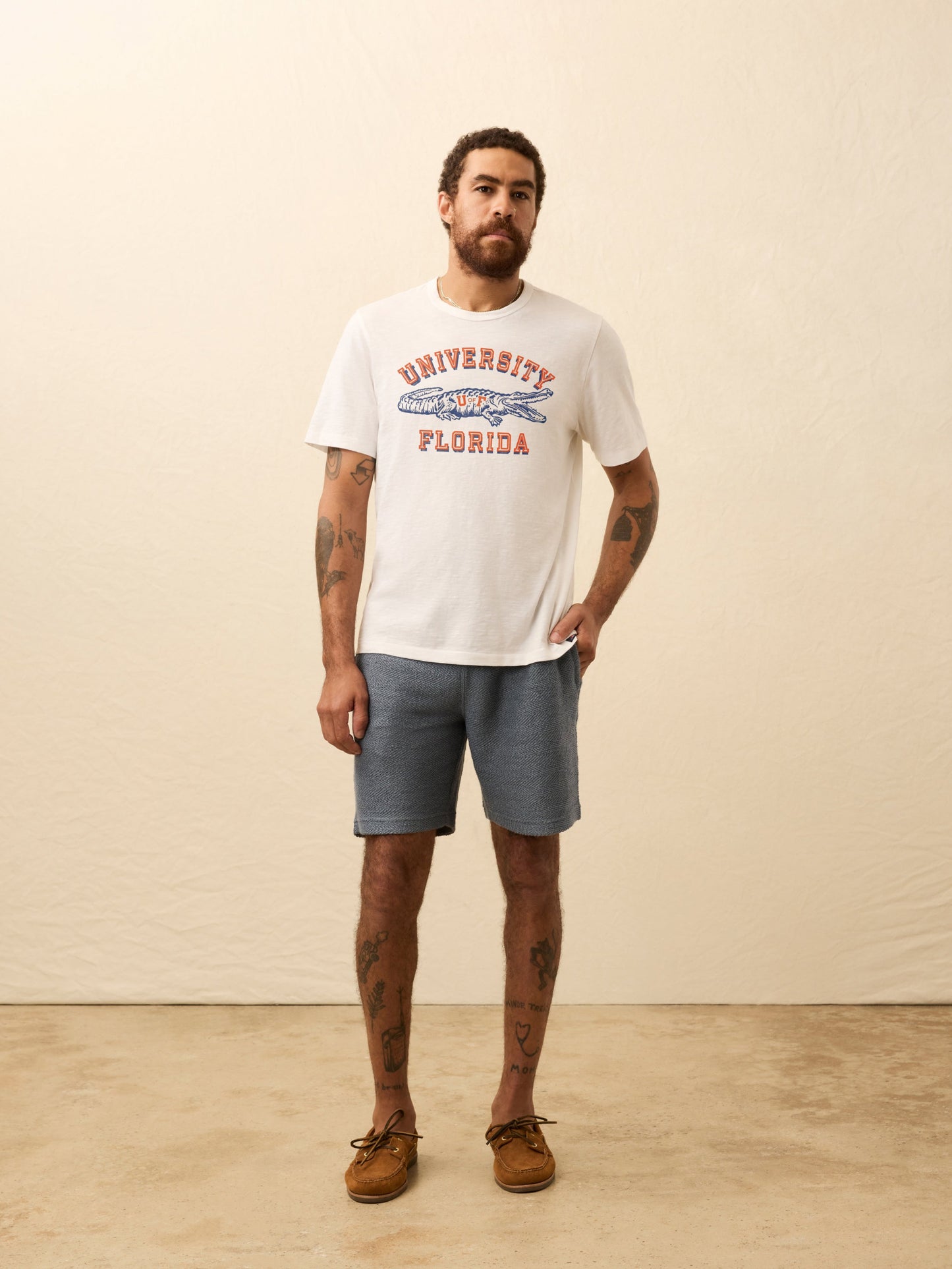 University of Florida Sunwashed Tee - White
