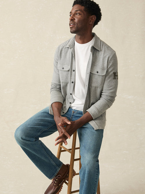 Harvard Legend™ Sweater Shirt - Fossil Grey Twill