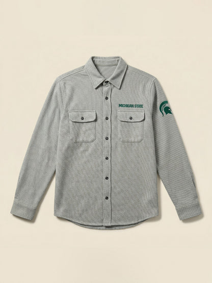 Michigan State Legend™ Sweater Shirt - Fossil Grey Twill