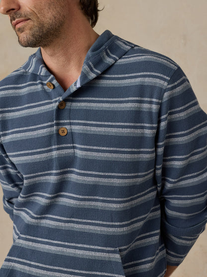Oasis Hoodie - Bermuda Blue Stripe