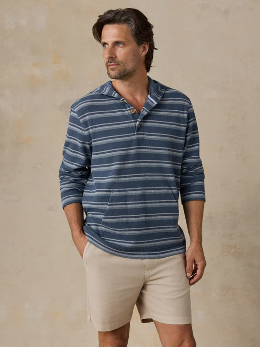 Oasis Hoodie - Bermuda Blue Stripe