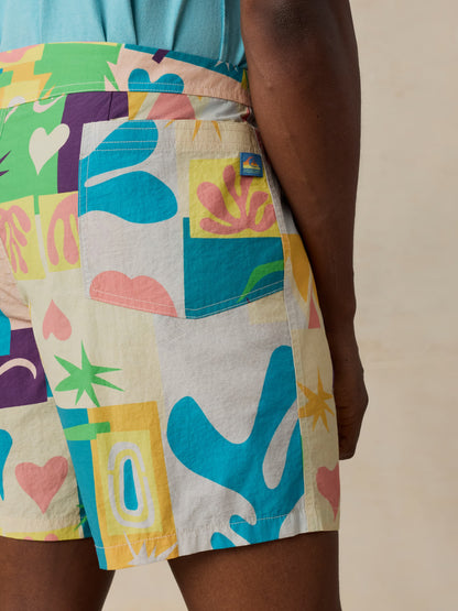 Faherty x Quiksilver Boardshort - Sunshine Coast Tile