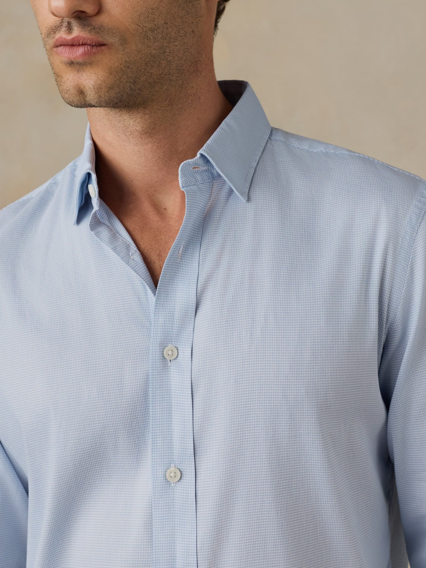 The Movement™ Shirt - Bermuda Blue Pincheck