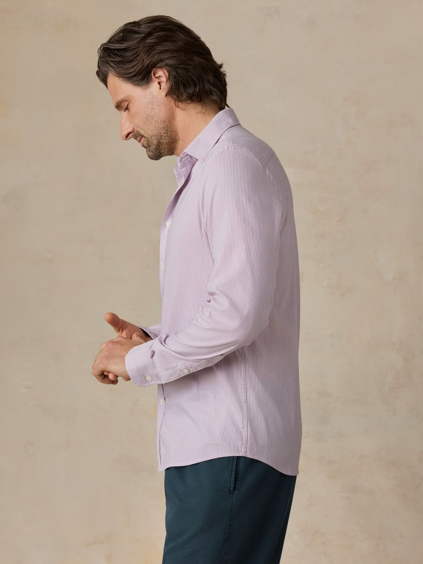 The Movement™ Shirt - Berry Cloud Stripe