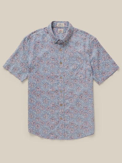 Short-Sleeve Breeze Shirt - Antique Berry Floral
